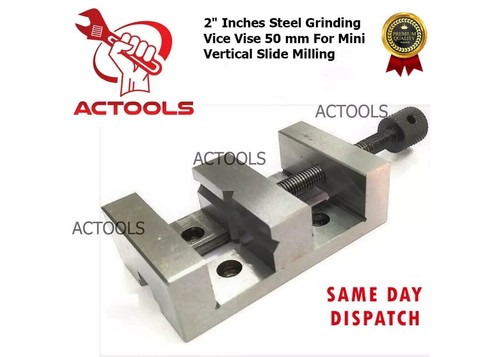 Steel Grinding Vice For Mini Vertical Milling Slide 2" Inches Vise 50 mm AU - Picture 12 of 12