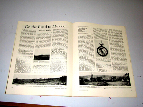 ARIZONA HIGHWAYS NOV. 1939 "JACK THE RIPPER" THE GRAND CANYON "7 DOWN 77 UP" - Picture 14 of 15