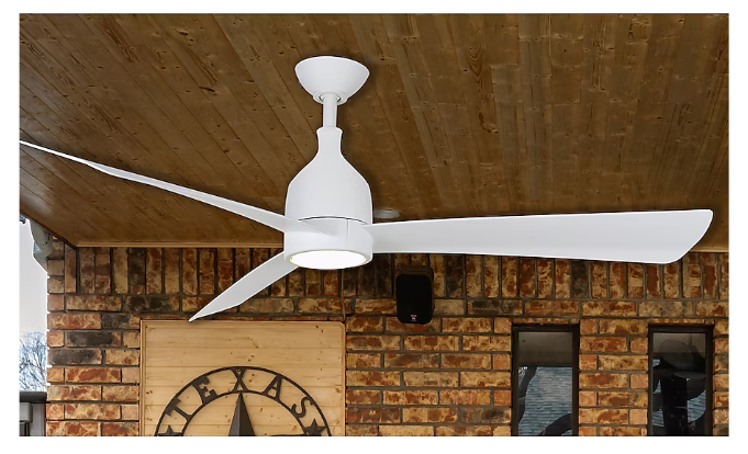 Minka Co. Lake Shore 52in White w/Flat White Blades