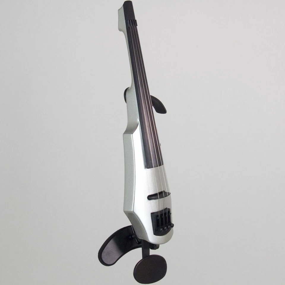 NS Design WAV - 4 Violin Silver Metallic  with Hard Case  - Image 3 of 4