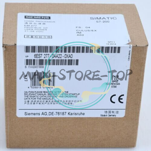 6ES7 277-0AA22-0XA0 1PCS NEW SIEMENS 6ES7277-0AA22-0XA0 PROFIBUS DP Slave module - Picture 1 of 7