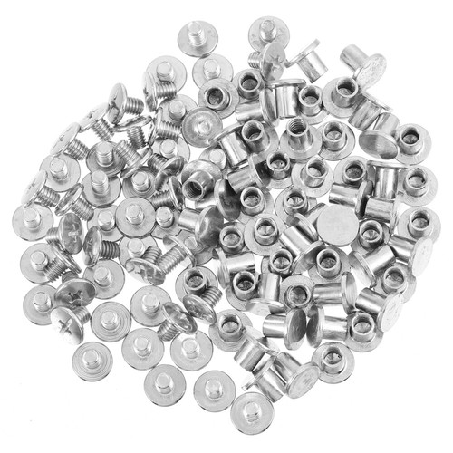 Set 50 Rivetti in Metallo Forniture Artigianali Viti a Bottone - Foto 2 di 12