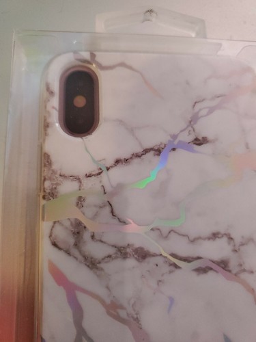 ONN Iridescent Marble Phone Case For iPhone Plus 6.5" - Picture 4 of 7