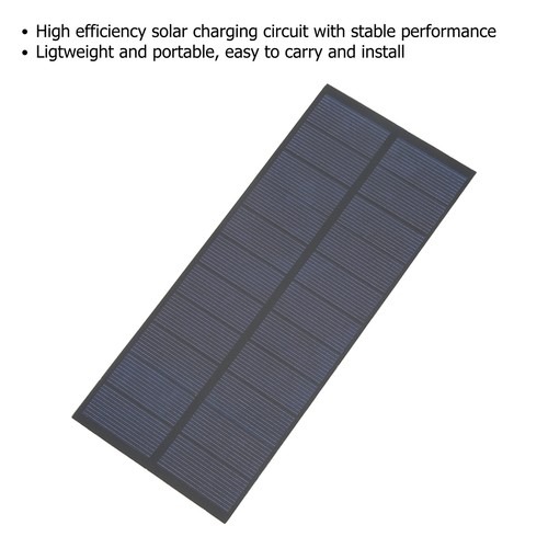Solar Panel Portable High Efficiency Solar Charger Panel 2.2W 5.5V Weather - Picture 11 of 22