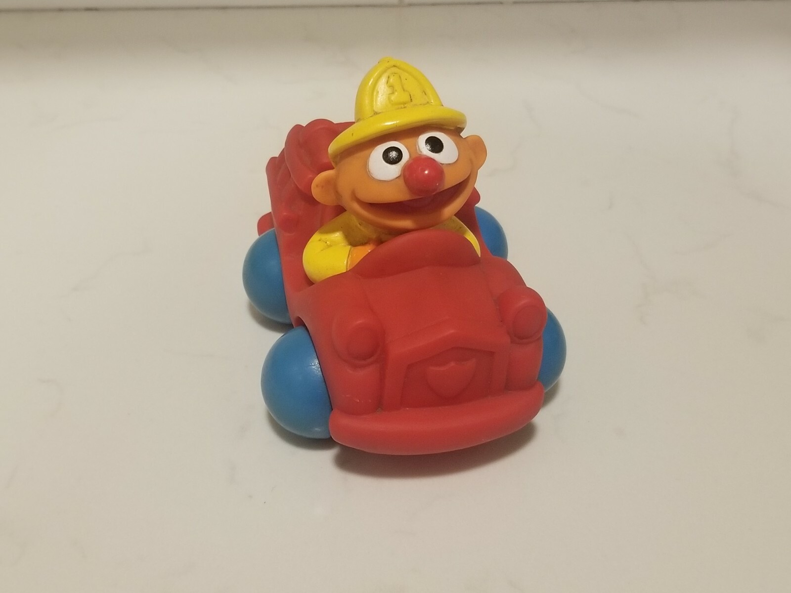 Vtg. Tyco PreSchool Jim Henson Productions Sesame Street Ernie Fire Truck Toy