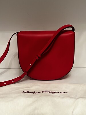 Salvatore Ferragamo Lipstick Red Leather Crossbody Bag | eBay Salvatore Ferragamo Lipstick Red Leather Crossbody Bag | eBay