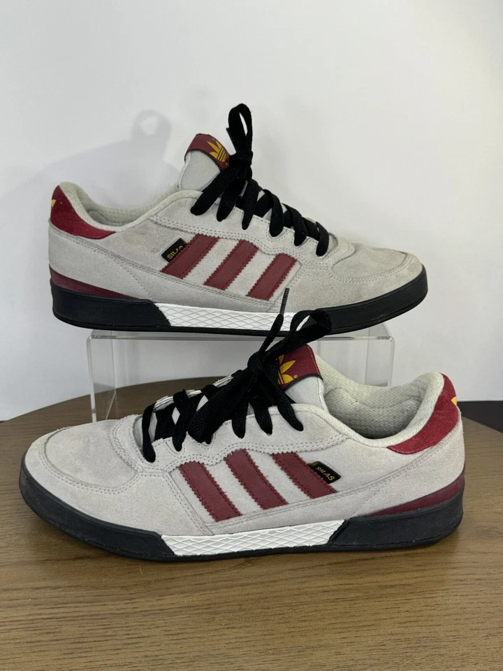 Adidas Silas Pro G48132 Gris/Borgoña Original 2011 RARO. Talla 8 Foto 2 de 4