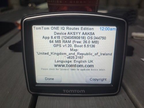 TomTom One IQ Routes Edition UK&Ireland Maps Ref:0311 - Picture 1 of 13