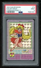 Sailor Moon Carddass 03 073 Sailor Venus 1993 Prism Holo 73 PSA 9 75851951