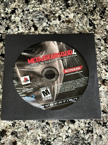 Metal Gear Solid 4:Guns of the Patriots (Sony Playstation 3, 2008)PS3 *DISC ONLY