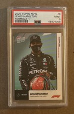 2020 Topps Now Lewis Hamilton Formula 1 Card #6 PSA 9