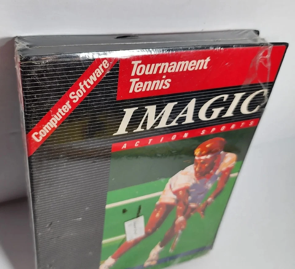 Vtg 80's Commodore 64 Game Imagic Action Sports Tournament Tennis NOS Deadstock - Image 2 of 4