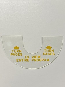 Original Seeburg Wallbox Page Label Set