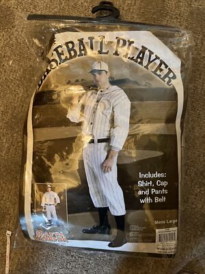 Old Tyme Baseball Player Uniform Mens Adult Costume NEW Retail