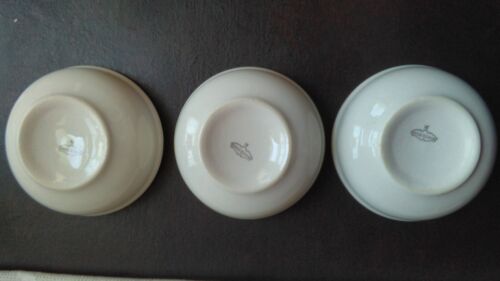 D E McNicol Vitrified China 1929 Small Round Dishes Set Of 3 - Picture 3 of 7