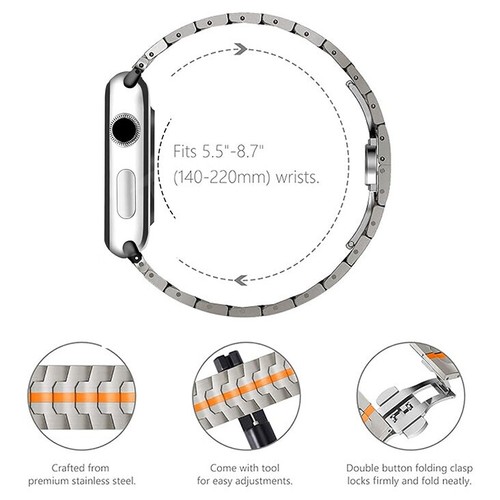 Titanium Band For Samsung Galaxy Watch 8/8 Classic/Ultra 2 Quick Fit Metal Strap - Picture 7 of 40
