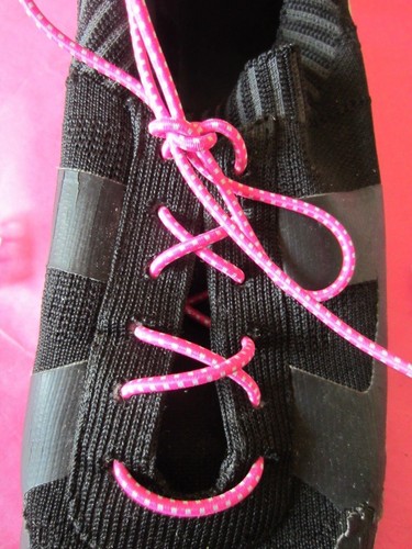 ASICS 33" PINK RUNNING SHOE LACES WITH CLEAR LACE LOCKS NEW CAN WEAR W ANY SHOE! - Picture 10 of 12