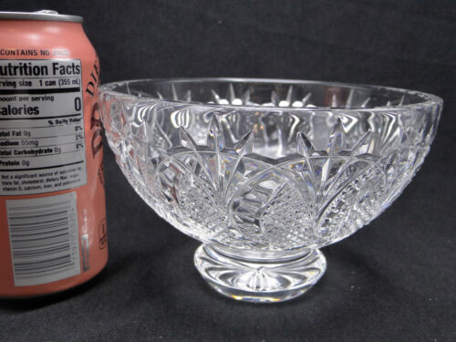 Tazón de patas de cristal de corte transparente para reliquia de boda Waterford 6 inX 33⁄4 pulgadas - Imagen 7 de 7