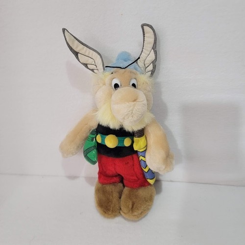 VINTAGE 1994 Asterix the Gaul & Obelix Plush Stuffed Doll - Mühleck Germany T91