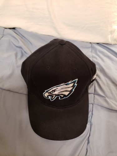 Philadelphia Eagles NFL Hat Reebok Sovereign Bank Black Adjustable Strap Cap NEW - Picture 6 of 9