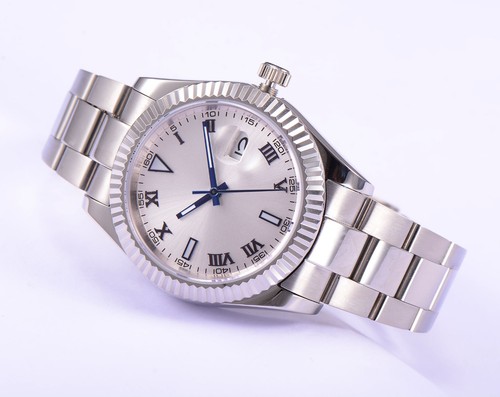 41mm Parnis Sapphire Automatic Movement Men Wrist Watch Stainless Steel Bracelet - Picture 1 of 12