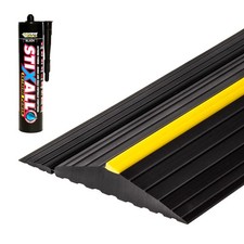 10'6"/3.2m Weather Defender&reg; Original 10'6" (incl. 1 adhesive), Black/Yellow
