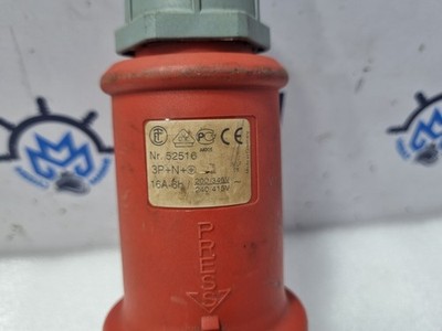 Mennekes Nr 52516 5 Pin Plug Socket 16A-6h 240/415V 3P+N+