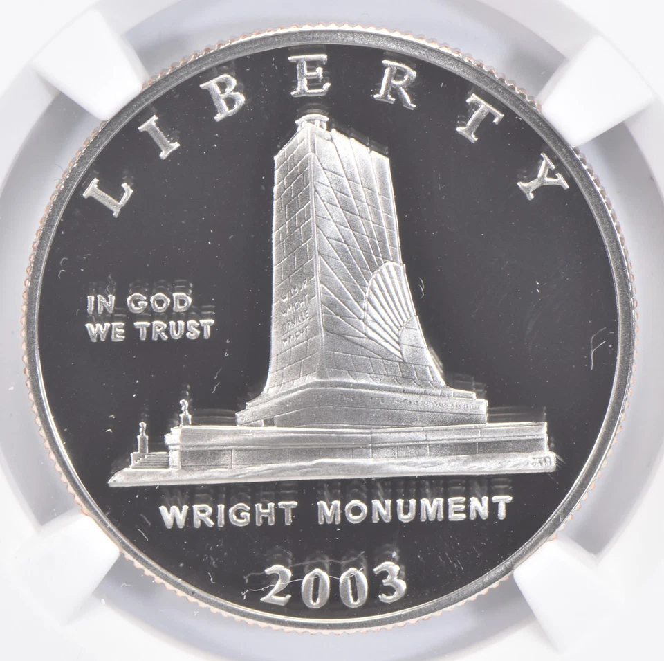 2003-P First Flight Commemorative Half Dollar PF70 NGC *1091 - Image 3 of 4