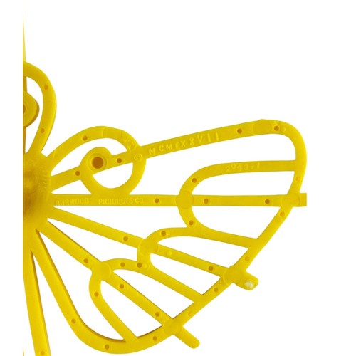 Set of 4 Burwood Butterfly Wall Hangings, Plastic, Colorful, 1970s Retro Decor - Picture 2 of 11
