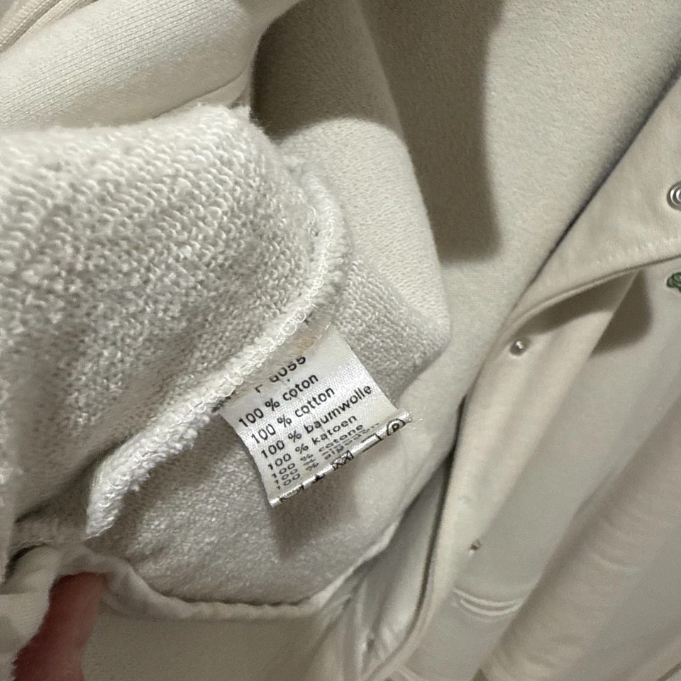 Chaqueta de Colección Lacoste Doble Pecho Avena Talla 38 Mujer 100% Algodón Foto 4 de 4