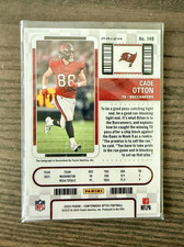 Panini 2022 Contenders Optic Rookie Ticket Cade Otton Autograph #148 Buccaneers