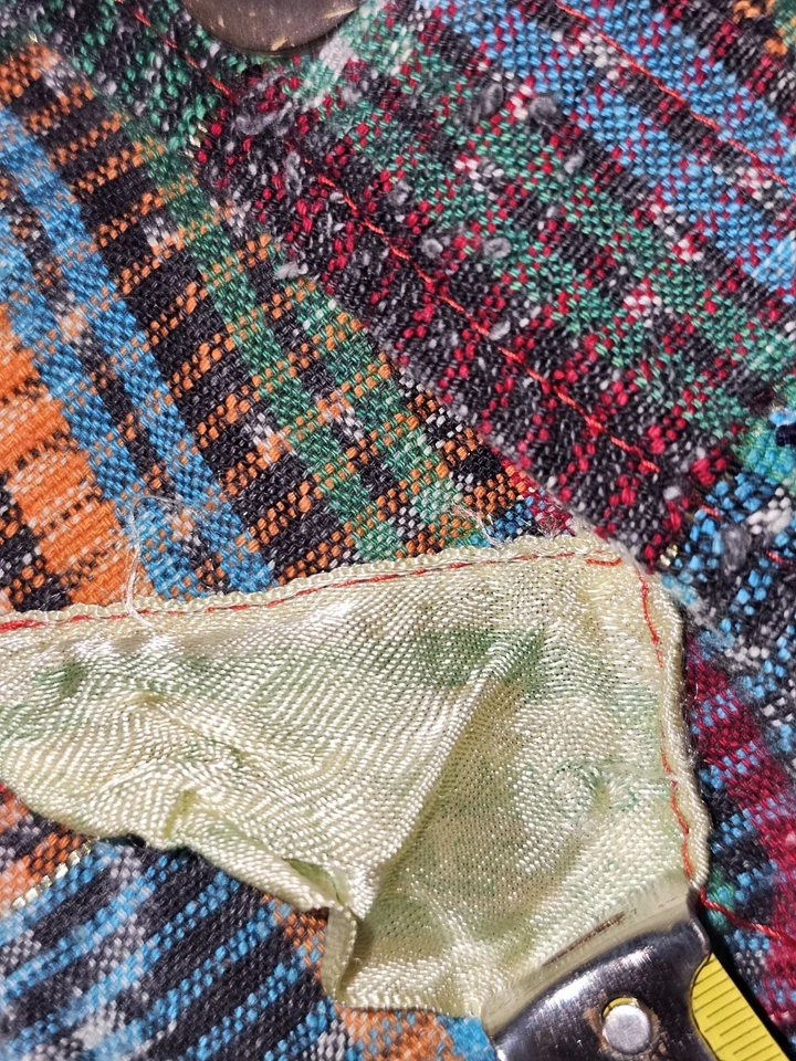 Maxi vestido vintage años 90 Y2k Last Mango sin mangas de sarga multicolor para mujer 30x48 Foto 3 de 4