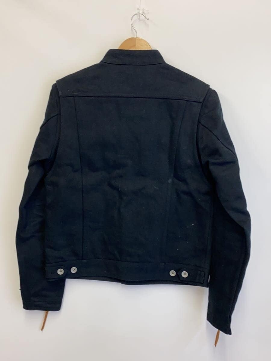 Iron Heart 21oz Black Denim Single Riders Jacket Japanese Size 38
