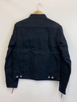 Iron Heart 21oz Black Denim Single Riders Jacket Japanese Size 38
