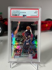 1999-00 Topps Finest - Hakeem Olajuwon #29 Refractor - PSA 9