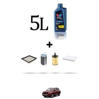 Hoffcar Set Service 4 Filter Und 5L ÖL FüR Jeep Compass 2.0 Kds 103Kw Von