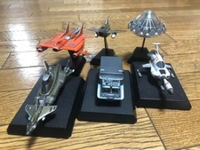 Konami UFO 6 models set Saucer Skydiver Interceptor Luna Shado Mobile Skyone