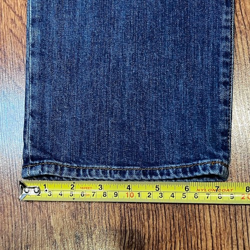 Emporio Armani Mens Jeans 30x 31 J21 Slim Straight Denim Button Fly W30 L31 Blue - Picture 12 of 15