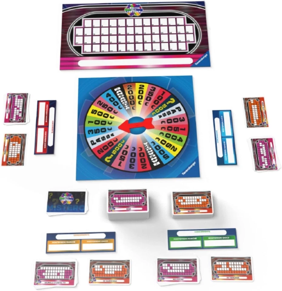 Ravensburger La Ruota Della Fortuna Gioco Da Tavolo Ufficiale 14+ Gerry Scotti🍀 - Immagine 2 di 4