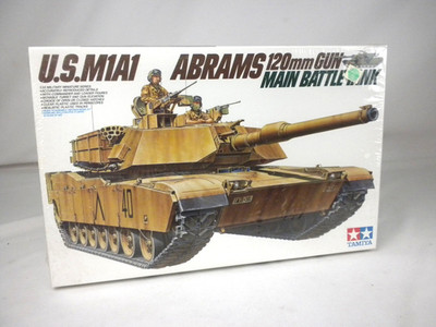 Tamiya US M1A1 Abrams 120mm Gun MBT  1/35 Model Kit #35156- Factory Sealed