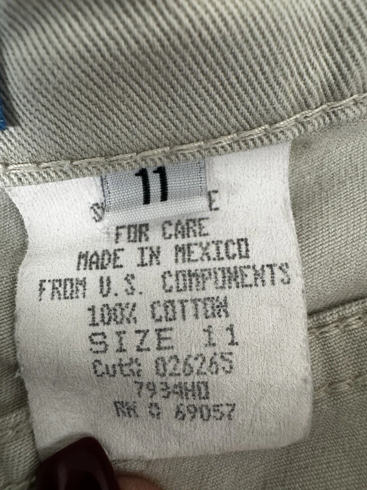 Pantalones Cortos Paris Blues Y2K Años 90 Para Mujer Caqui Carga Bolsillo 11 Preppy Costero Exterior Foto 4 de 4