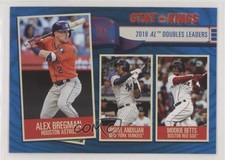 2019 Big League Stat Kings Blue Mookie Betts Alex Bregman Miguel Andujar 0a1