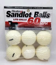 Heater Sandlot Balls Lite-Balls 60 MPH Pitching Machine New Old Stock OOP