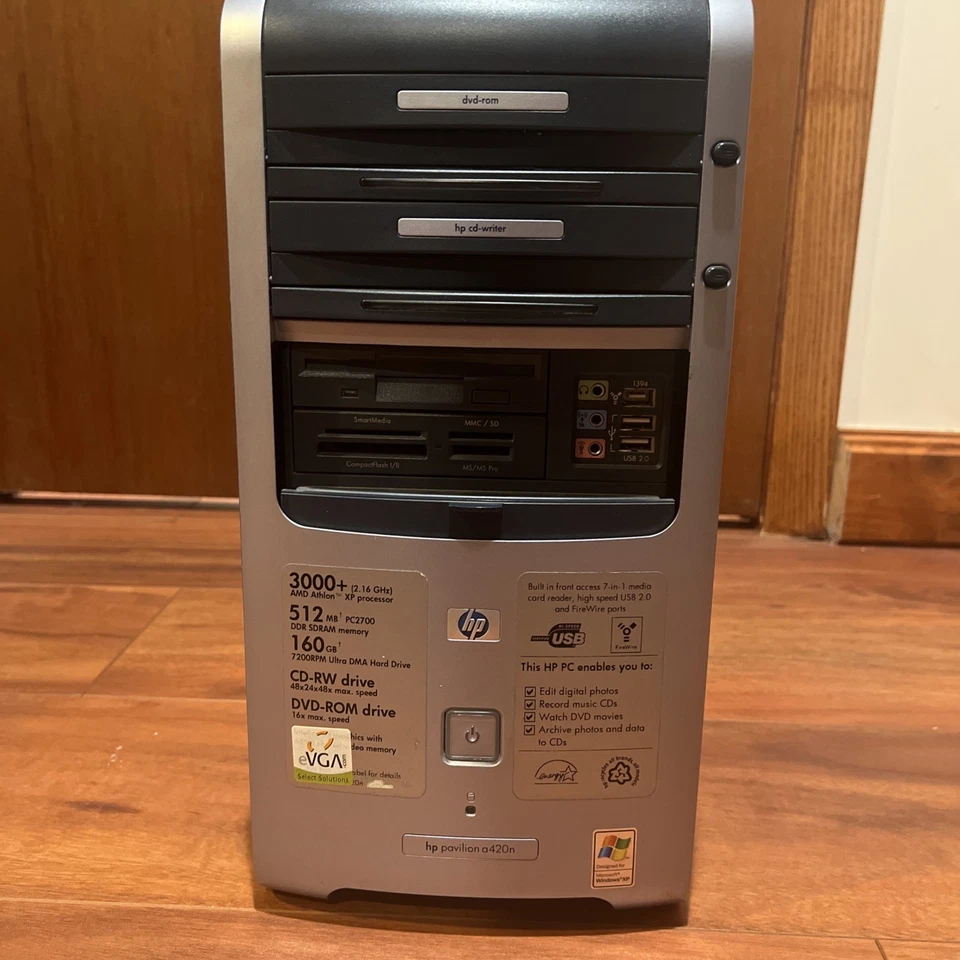 HP Pavilion a420n Desktop with Windows XP Home Edition - Image 2 of 4