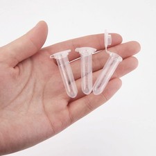 BKMAMLAB 2ml Microcentrifuge Tubes 100pcs, EO Sterilized Plastic Small Vials ...