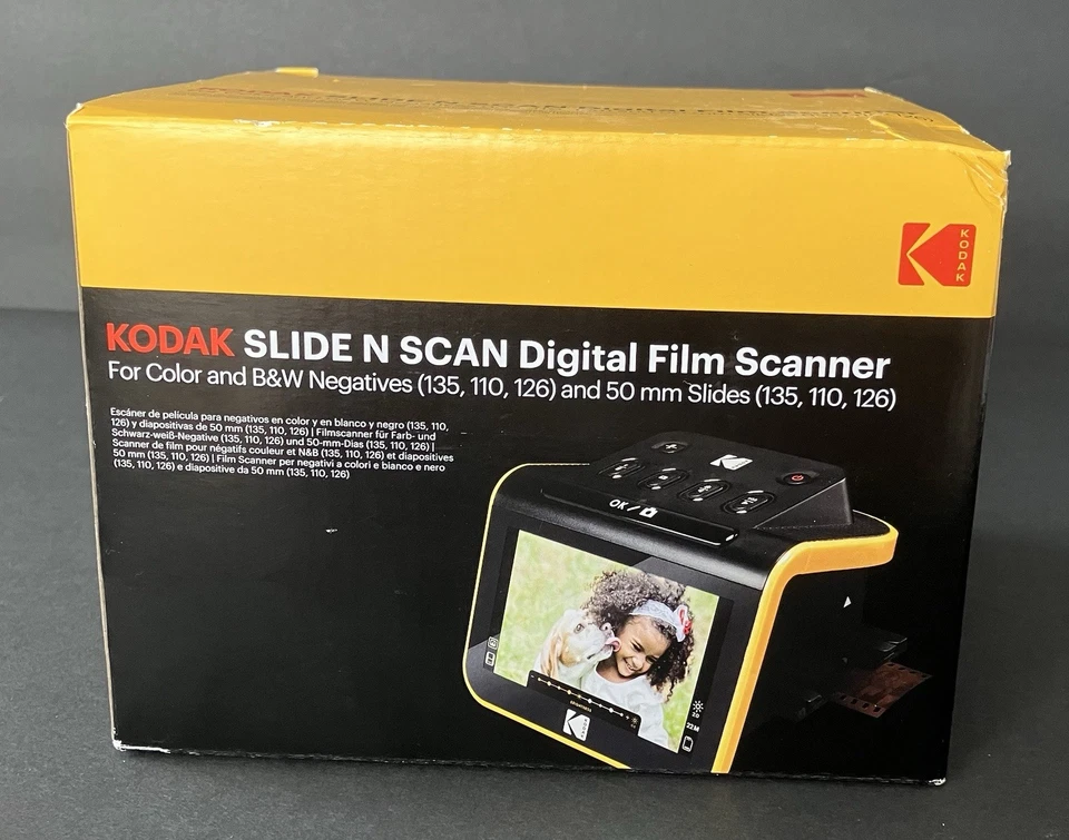 KODAK Slide N SCAN Film- und Diascanner mit großem 5" LCD Bildschirm Konvertierung -B4B