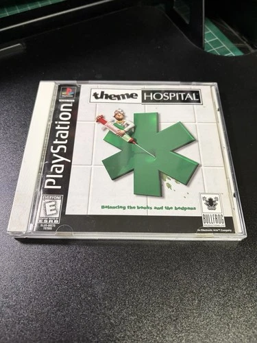 Gekido Omega Boost Theme Hospital Ps1 Lot CIB Complete - Tested