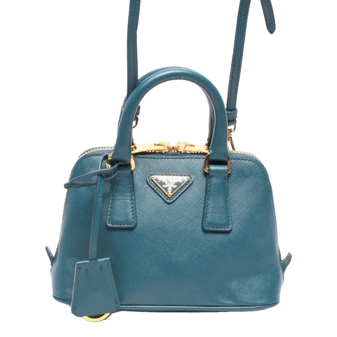 Prada 2-Way Mini Handbag Shoulder Crossbody BL0851 Ladies 27cm