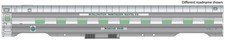 Walthers Proto HO Scale ~ 85 Pullman Sleeper ...