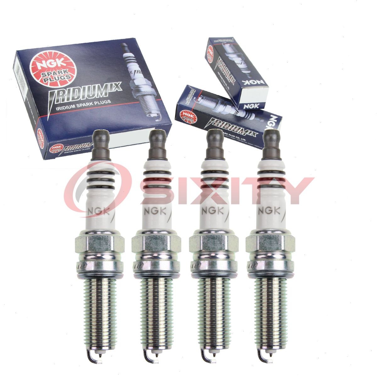 4 pcs NGK Iridium IX Spark Plugs for 2013-2014 Hyundai Veloster 1.6L L4 - av